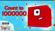 I can count to 1000000! | 60 mins of Learn to Count | @Numberblocks
