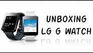 Unboxing - LG G Watch (W100)