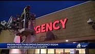 New emergency room opens at Greenville hospital