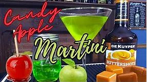 Green Cocktails - Candy Apple Martini