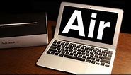 11" Macbook Air Unboxing & Overview