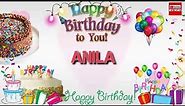 Happy Birthday ANILA _|🎂|_ Birthday Song_|🎂|_Best_Wishes_||