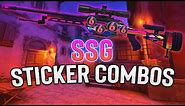 Best SSG 08 Sticker Combos - CSGO