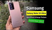 Samsung Galaxy Note 20 Ultra Spesifikasi Dan Harga Terbaru Di Bulan September 2023
