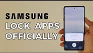 How To Lock Apps on Samsung Phone | No Third-Party App
