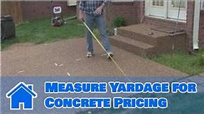 Basic Home Improvements : How to Measure Yardage for Concrete Pricing