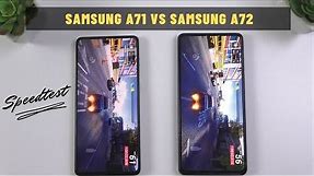 Samsung Galaxy A72 vs Samsung Galaxy A71 | Video test Display, SpeedTest, Camera Comparison