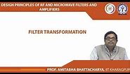 Filter transformation