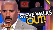 STEVE WALKS OUT! Steve Harvey's FUNNIEST Reactions On Family Feud!