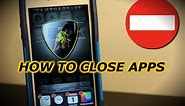 How To Close Apps iPhone 5, 4s, 4, 3Gs iOS 6 and Above
