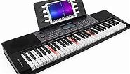 AKLOT 61-Key Keyboard Piano Portable Electronic Keyboard 61 Keys Electric Keyboards for Adult Beginners Kids With Keyboard Teach Indicator