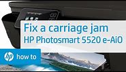 Fixing a Carriage Jam | HP Photosmart 5520 e-All-in-One Printer | HP