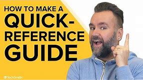 How to Make a Quick-Reference Guide (with Templates!)
