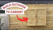 Build an Outdoor TV Cabinet | Installing Weather Resistant Outdoor TV | How to Build Outdoor TV Box