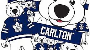 Toronto Maple Leafs Carlton Mascot Team NHL National Hockey League Sticker Vinyl Decal Laptop Water Bottle Car Scrapbook (Type 1 Mascot)