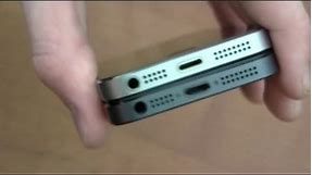 iPhone 5s (Space Gray) vs. iPhone 5 (Black - Slate) - Color Comparison