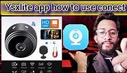 How to use ysxlite camera || ysxlite camera installation || by Abid Qureshi Official |