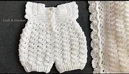 Easy crochet baby romper/ craft & crochet 0805