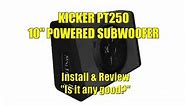 Kicker PT250 Subwoofer Kicker Install and Review