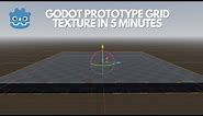Prototype Grid Texture For Godot 4 in 5 minutes