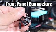 Front Panel Connectors - Where do they go connected