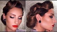 50's INSPIRED VINTAGE UPDO HAIRSTYLE TUTORIAL