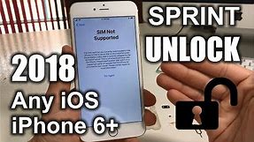 How To Unlock iPhone 6 Plus From Sprint to Any Carrier