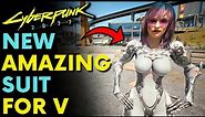 Cyberpunk 2077 - V's New Amazing Suit! | MECHA For female V (Mod)