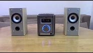 JVC SP-FSSD550 small speakers with "warm" sound