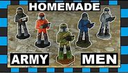 Making My Own Army Men! // Homemade 3D printing Plastic Army Men