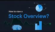 Tickertape Guide - How to see Stock Overview