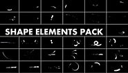 Shape Elements Pack - Stock Motion Graphics | Motion Array