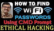 How to Find Wi-Fi Passwords using CMD prompt in Windows OS || Show Wi-Fi Password || Ethical Hacking