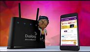 Dialog Home Broadband router Wi-Fi Password change | H2VE