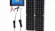 TP-solar Solar Panel Kit 30W 12V Monocrystalline Battery Charger Maintainer - Overview