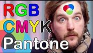 CMYK vs Pantone vs RGB - What's the difference? Why does it matter? When to use each?
