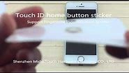 touch id home button sticker for iphone6 iphone6 plus iphone5s ipadmini3 ipadair2