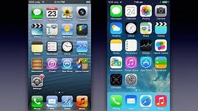 iOS 6 vs iOS 7: UI Comparison!