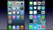 iOS 6 vs iOS 7: UI Comparison!