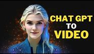 AI Video Generator : Create Realistic Avatar Video with Chat GPT