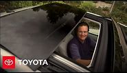2010 Prius How-To: Moonroof Controls | Toyota
