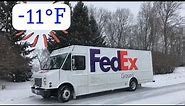 Delivering FedEx in Sub-Zero Temperatures