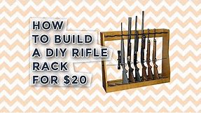 How to Build a DIY Rifle Rack for $20