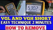 VGH AND VGL SHORT LCD LED TV PANEL HOW TO FIX || HOW TO REMOVE VGH AND VGL SHORT IN DISPLAY ||