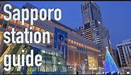 Sapporo station guide. Find a station layout, map and facilities guide.