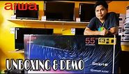 Aiwa 55 Smart tv - Unboxing & testing