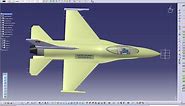 Catia V5 Tutorial |How to design an Aircraft on Catia- F16 Fighter jet | part 1