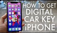 How To Use Digital Car Keys For Your iPhone!