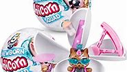 5 Surprise Unicorn Squad Series 5 - Newborn Unicorn Squad by ZURU (2 Pack) Exclusive and Mystery Collectibles Toys White/Light Blue