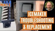 Troubleshooting & Replacing Whirlpool / Maytag Ice Maker! Full Step-by-Step Walkthrough - by DIYNate